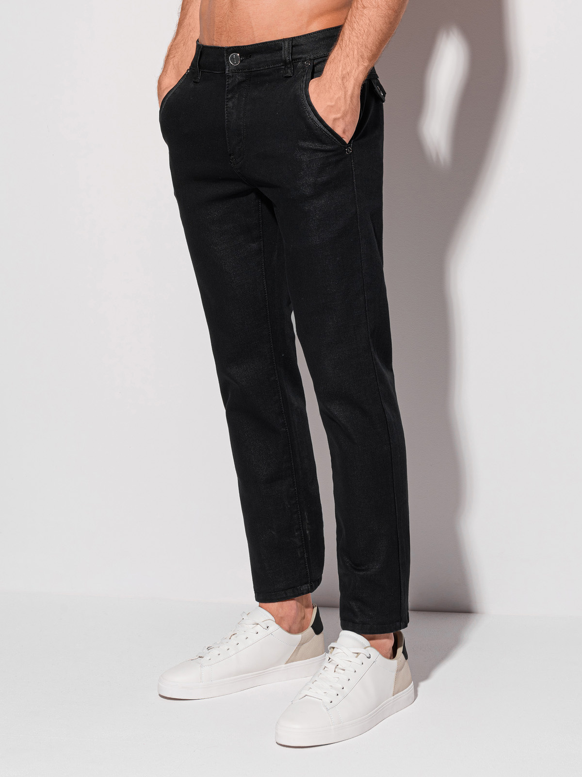 Pantaloni bărbați Edoti P1319/black_120721