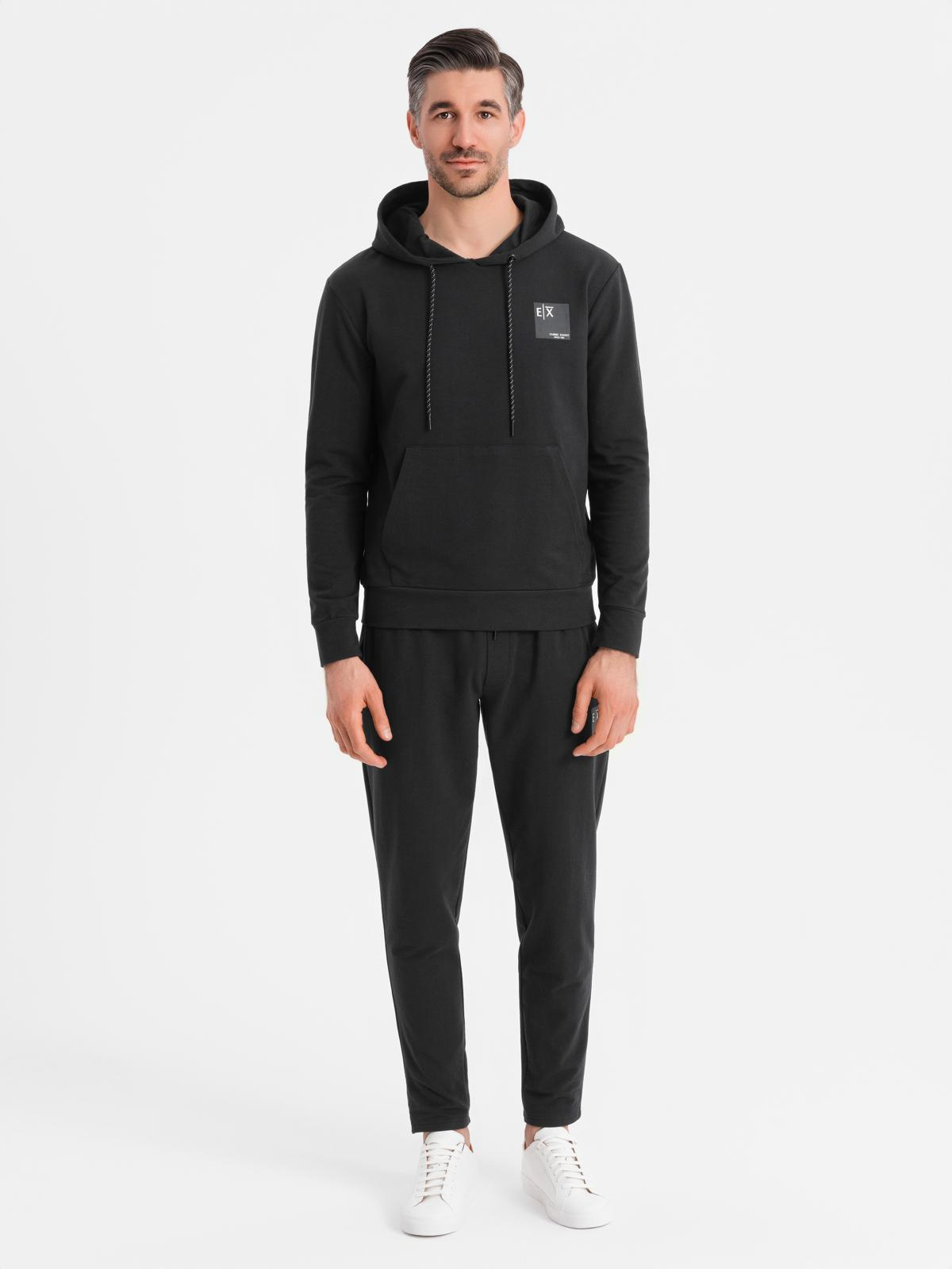 Ombre Men's sweatshirt set unbuttoned sweatshirt + pants