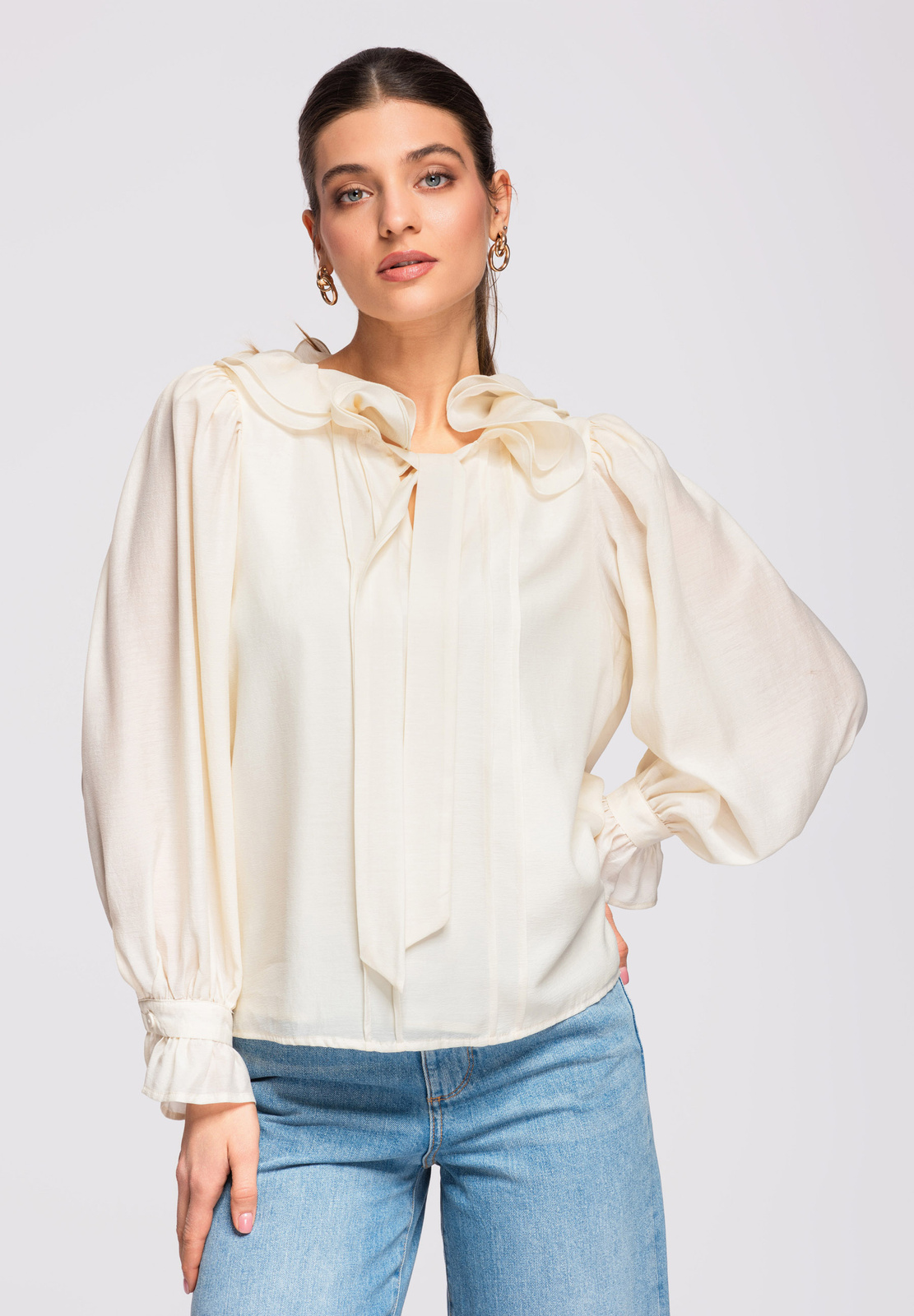 Originală pentru femei bluză Edoti pentru fiecare sezon