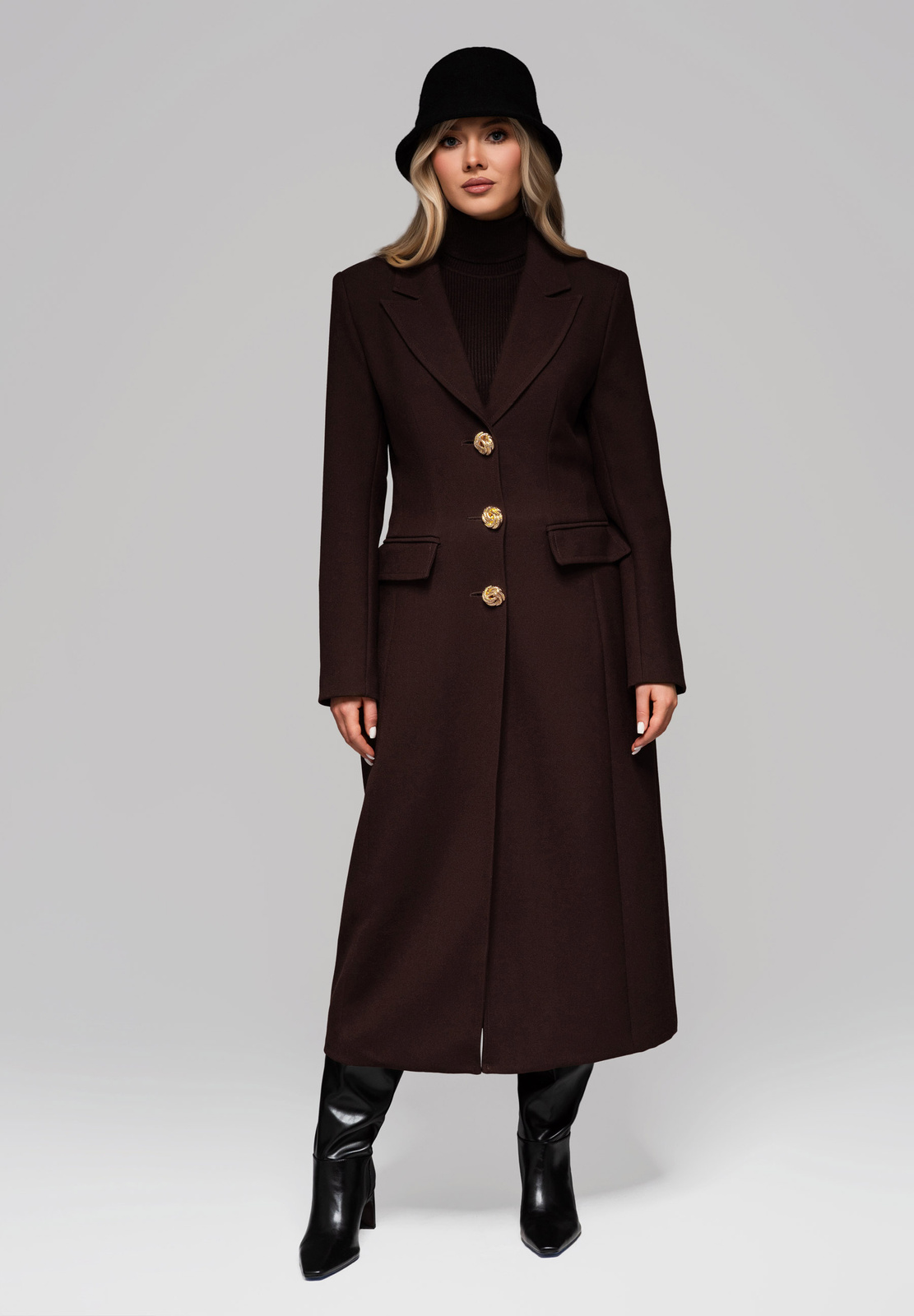 Edoti Women's waist coat with gold buttons LARICA OW-COLC-0103 v2