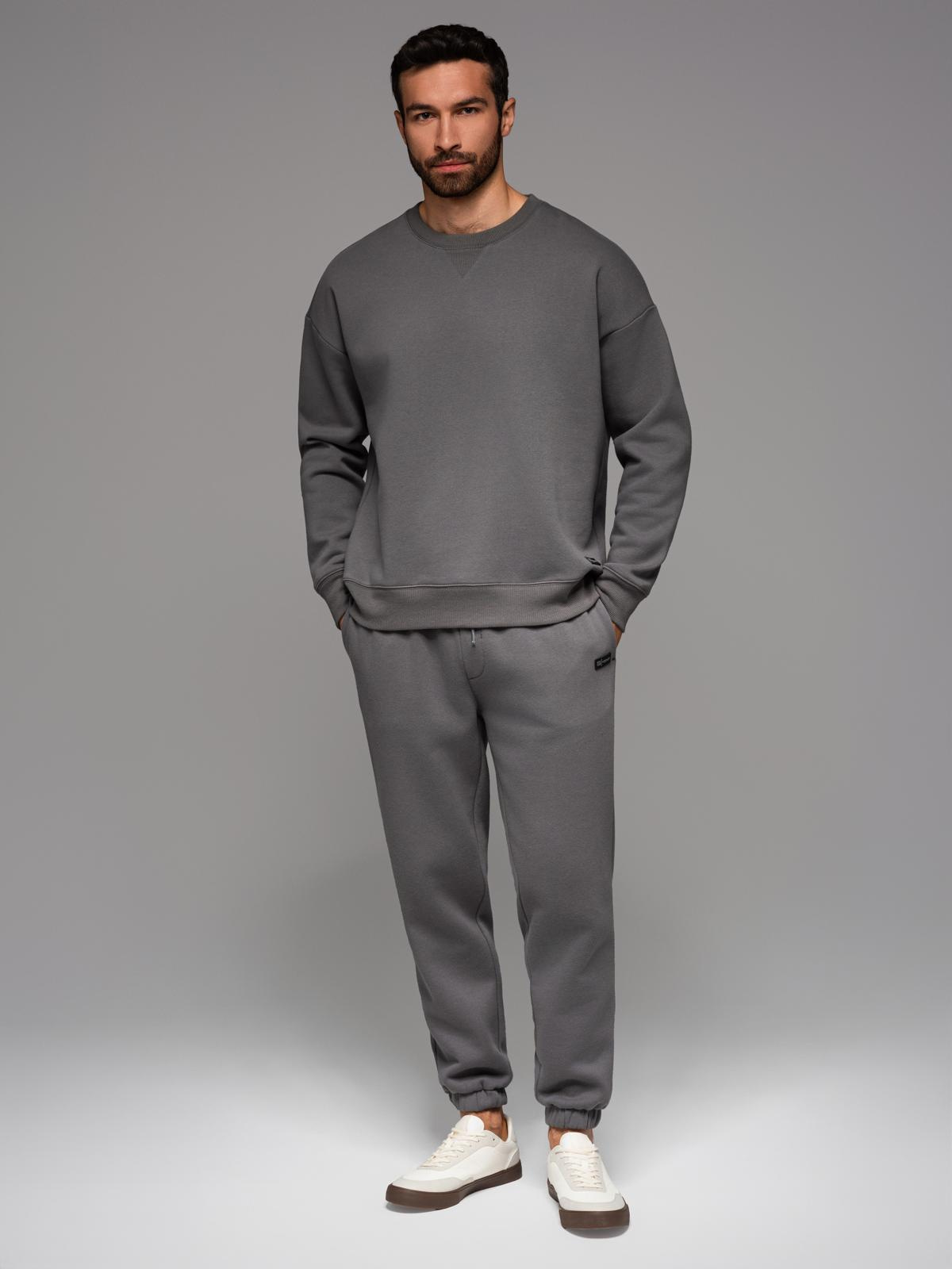 Ombre UNISEX couples tracksuit set in athleisure style with pants and sweatshirt