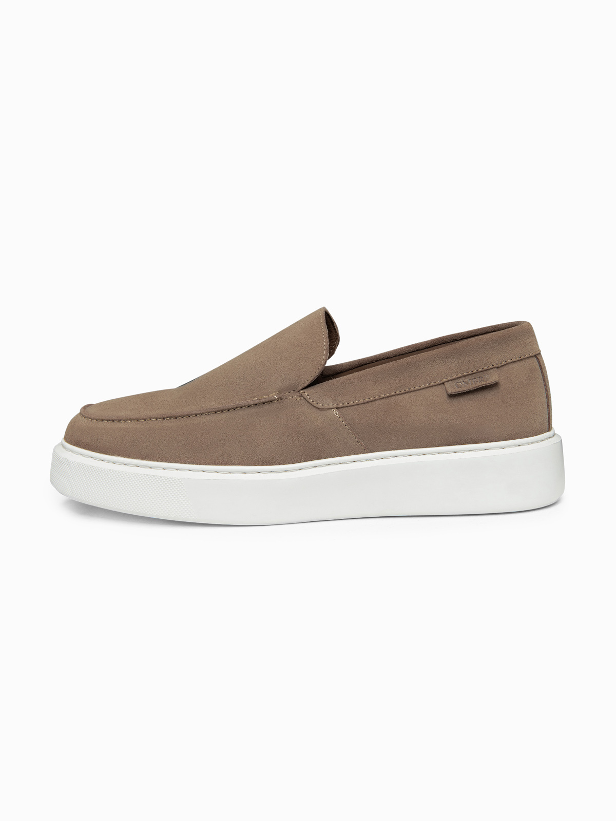 Pánske semišové slip-on poltopánky Ombre