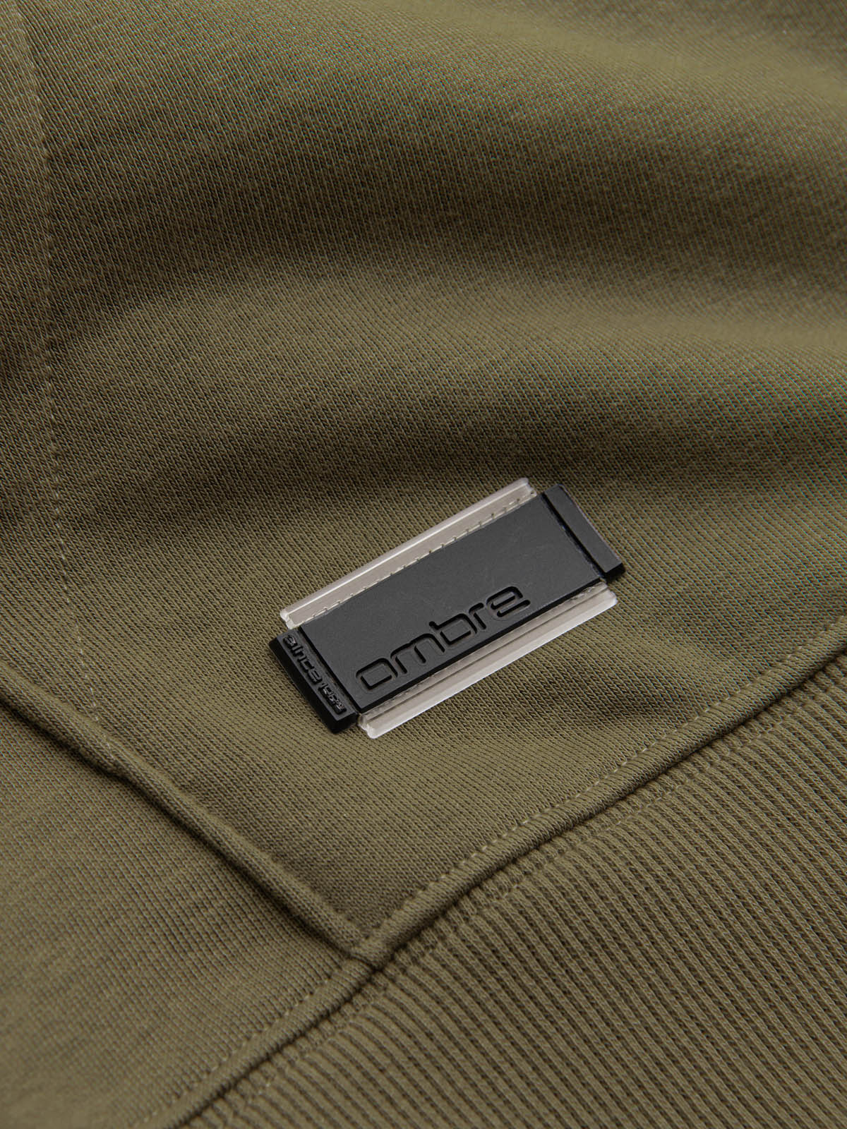 Ombre BASIC men&#039;s cotton stretch sweatshirt - olive