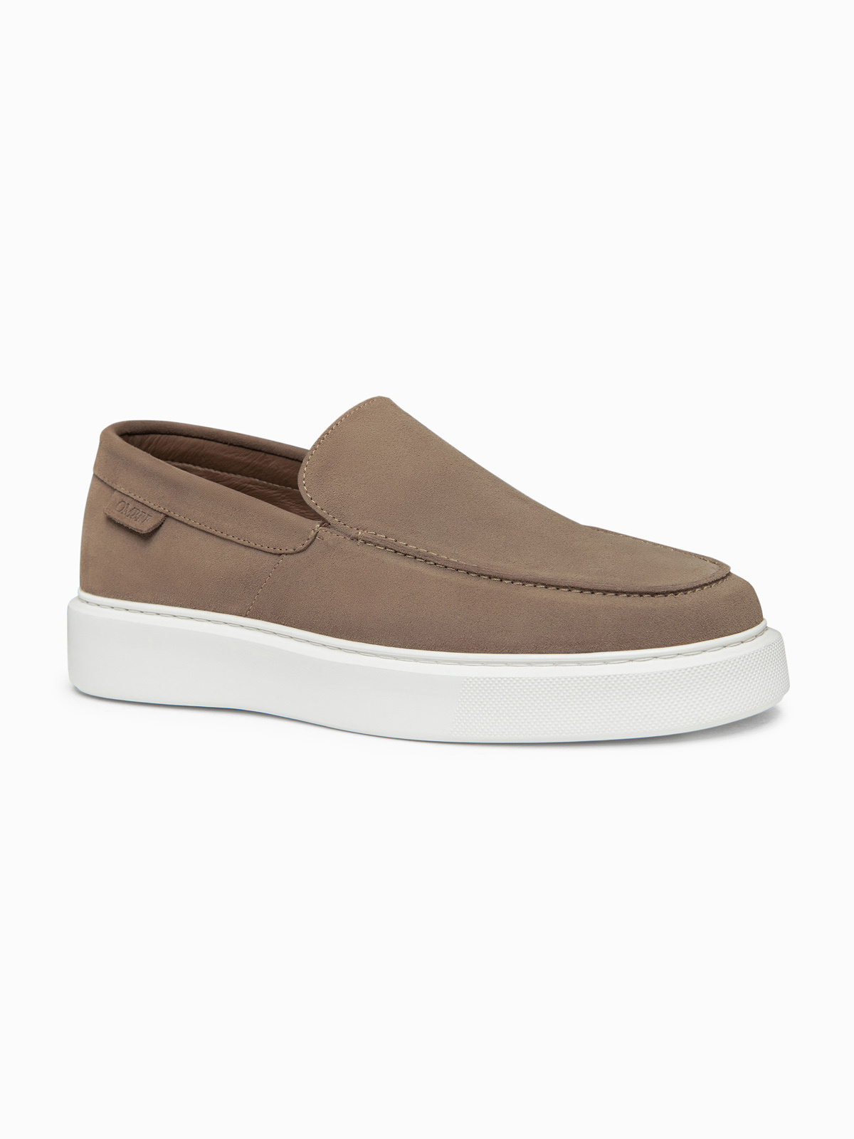 Pánske semišové slip-on poltopánky Ombre