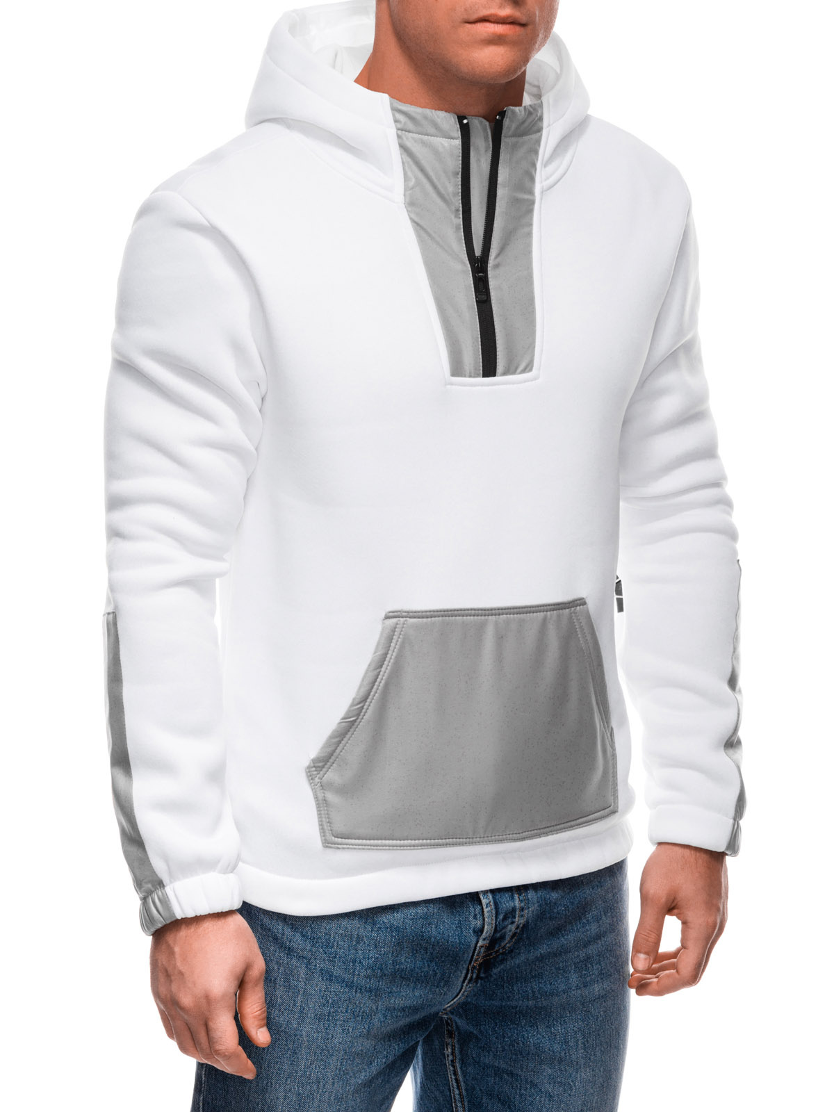 Edoti Men's zip-up sweatshirt