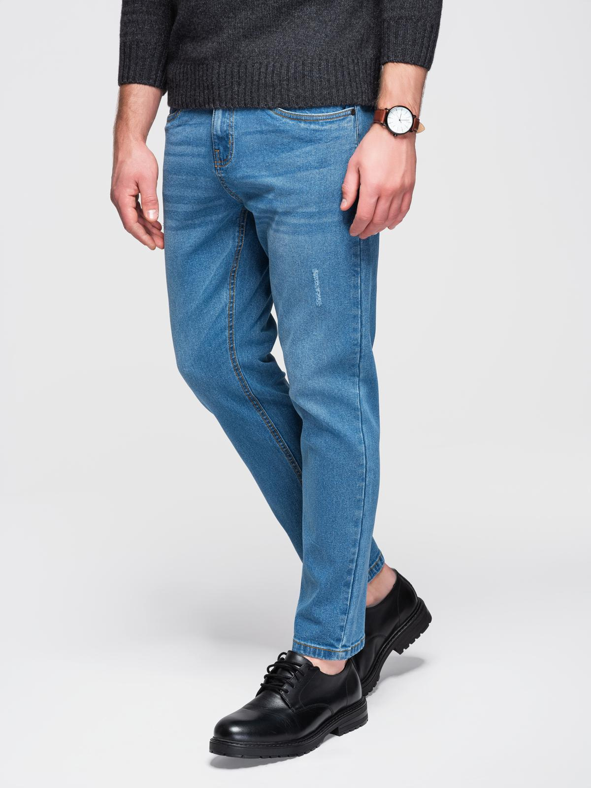 Pánske rifle Ombre Regular Fit modré