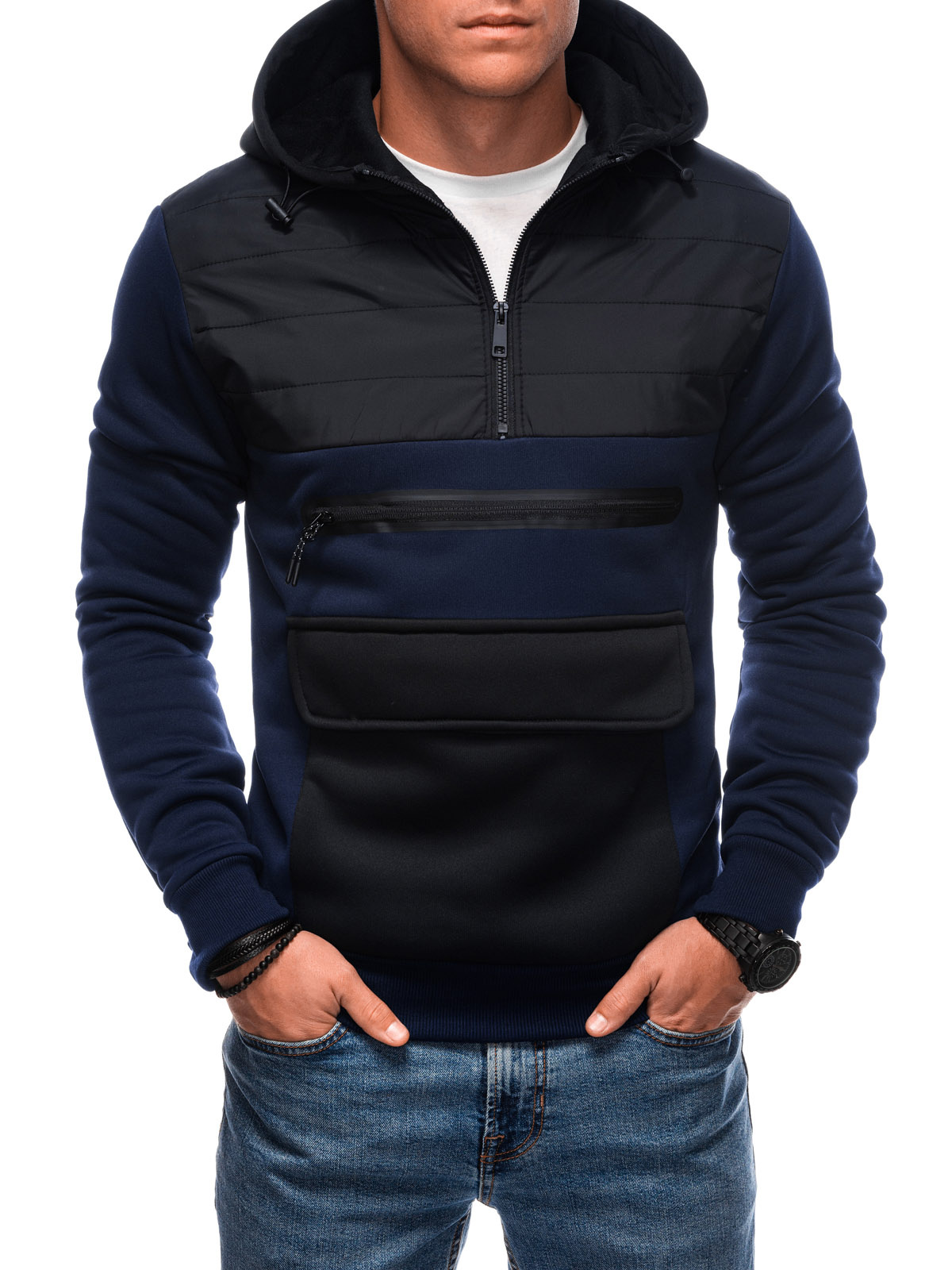 Edoti Men&#039;s zip-up sweatshirt