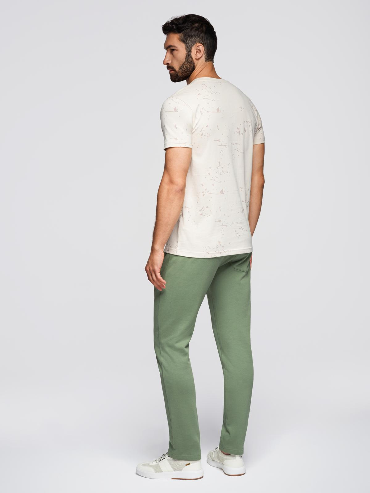 Ombre Men's sweatpants with unlined leg - green