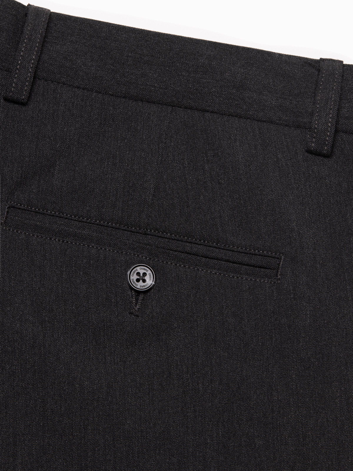 Ombre Elegant men's SLIM FIT chino pants - graphite