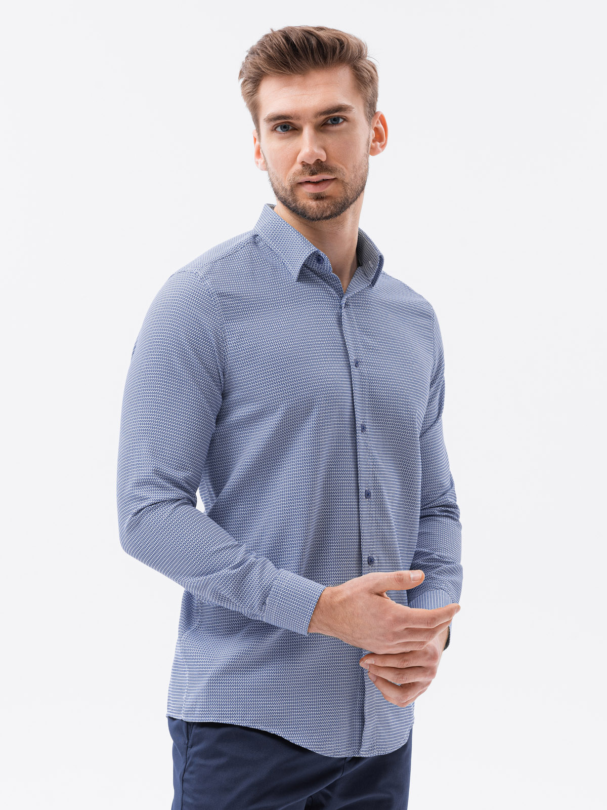 Ombre Men&#039;s shirt with long sleeves
