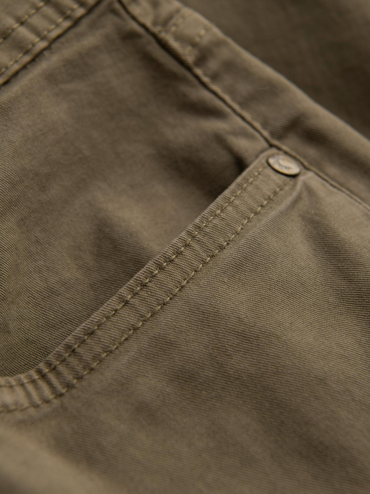 Ombre Men's tailored chino pants - olive