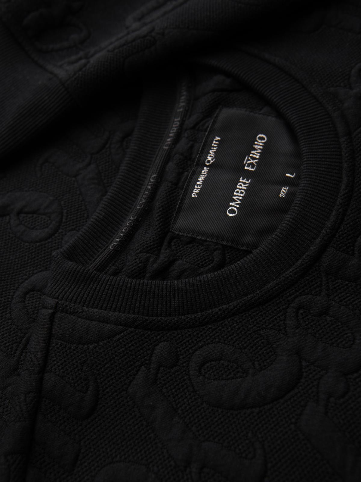 Hanorac bărbătesc Ombre cu litere în relief