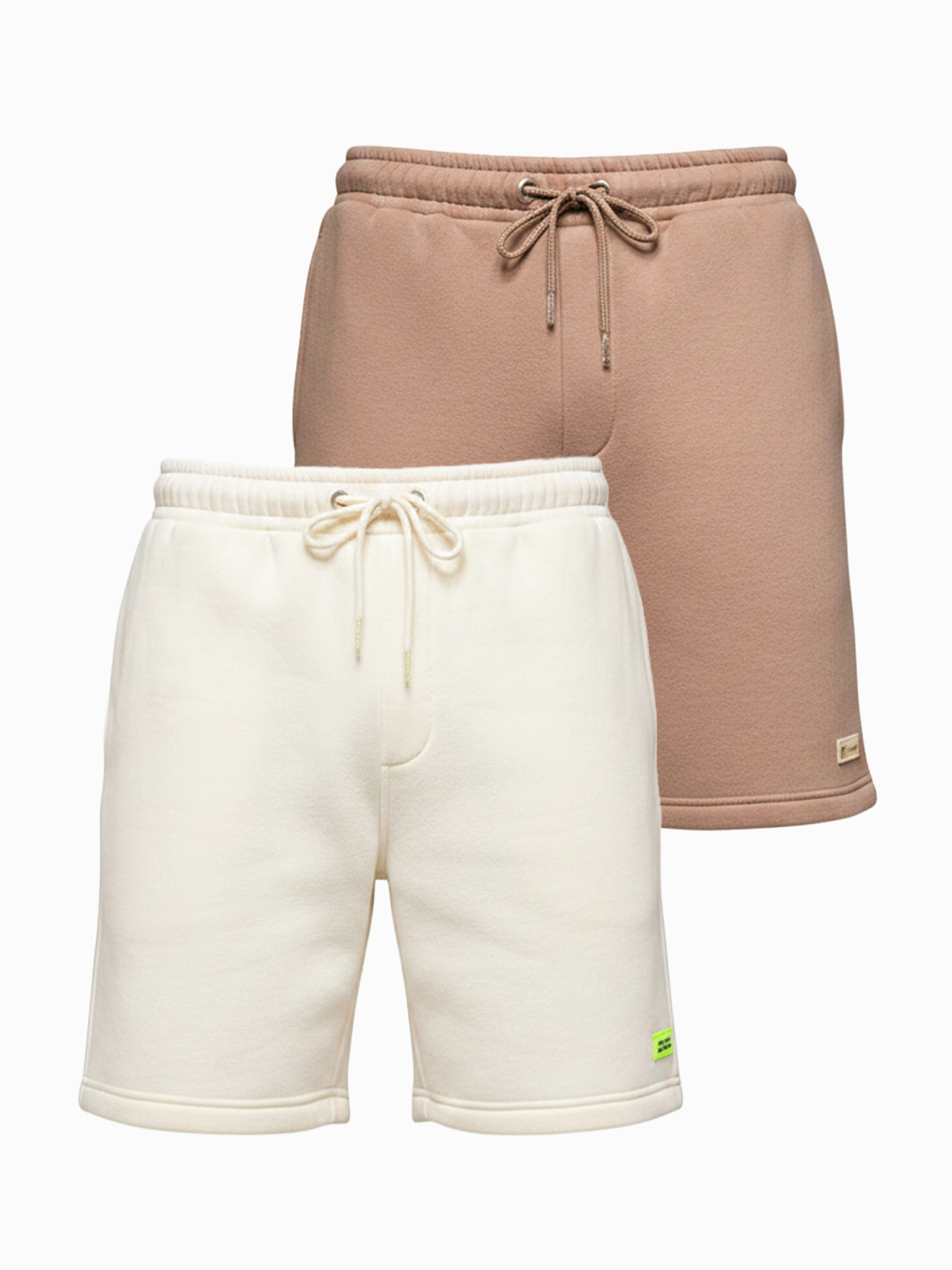 Ombre Set of two UNISEX shorts with elastic waistband
