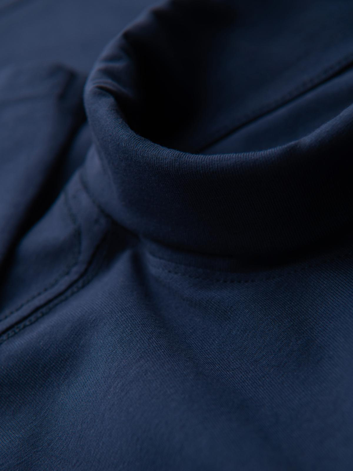 Pulover bărbătesc cu guler înalt Ombre - bleumarin