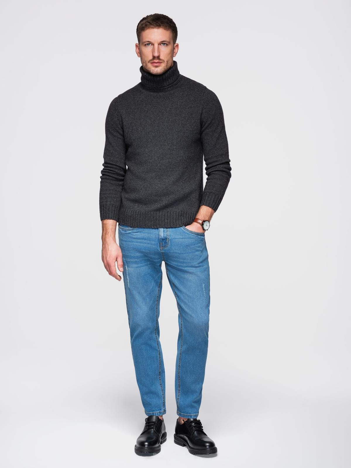Pánske rifle Ombre Regular Fit modré