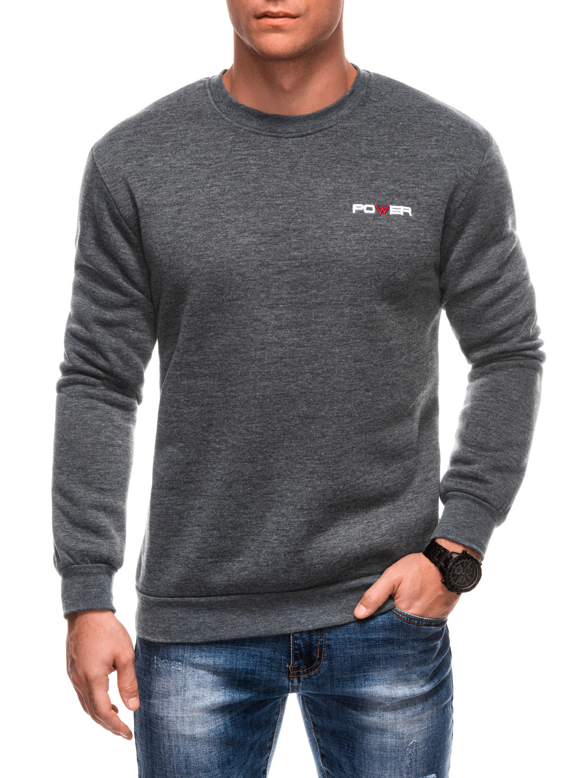 Edoti Men&#039;s hoodless sweatshirt