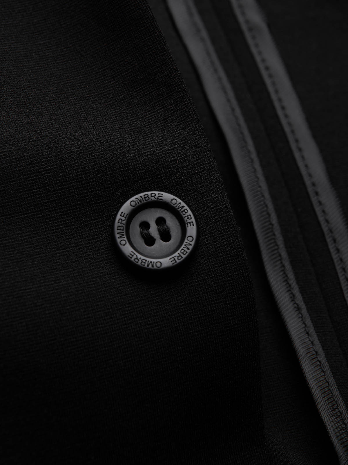 Ombre Men&#039;s jacket with patch pockets - black