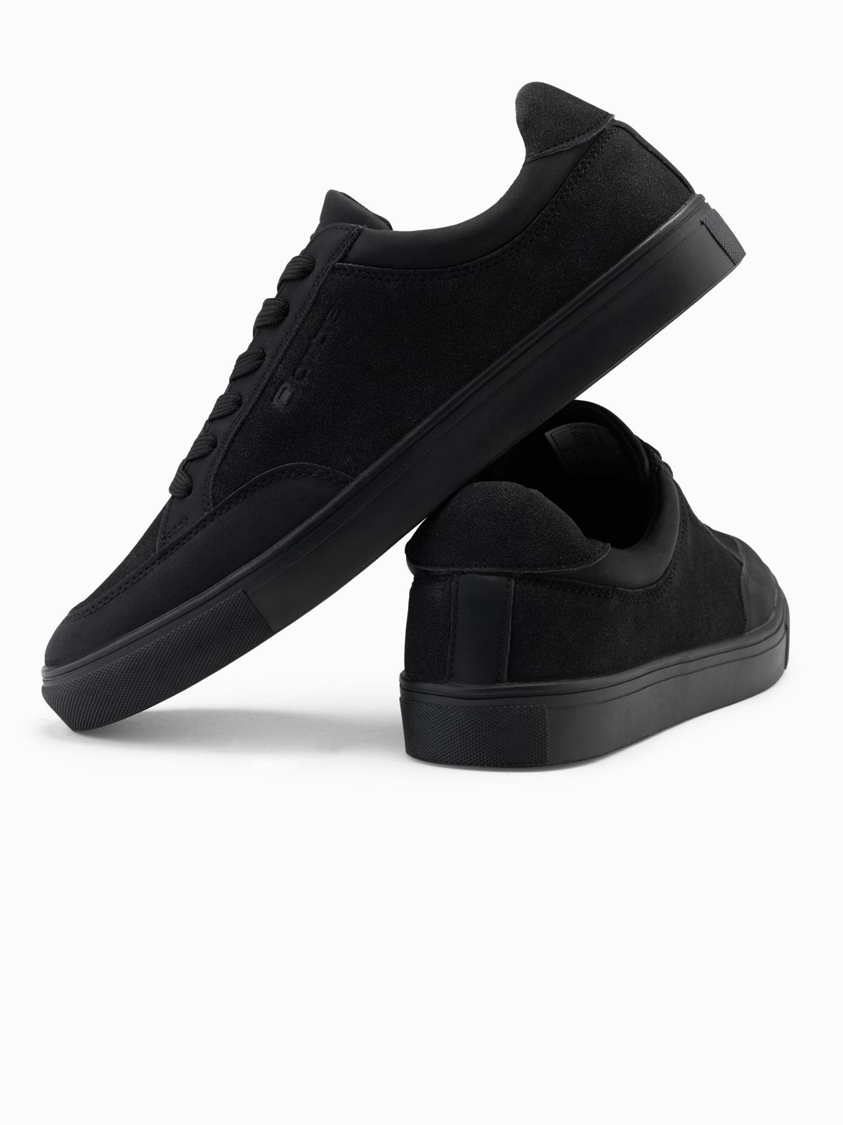 Ombre Monochromatic men&#039;s streetwear style shoes - black