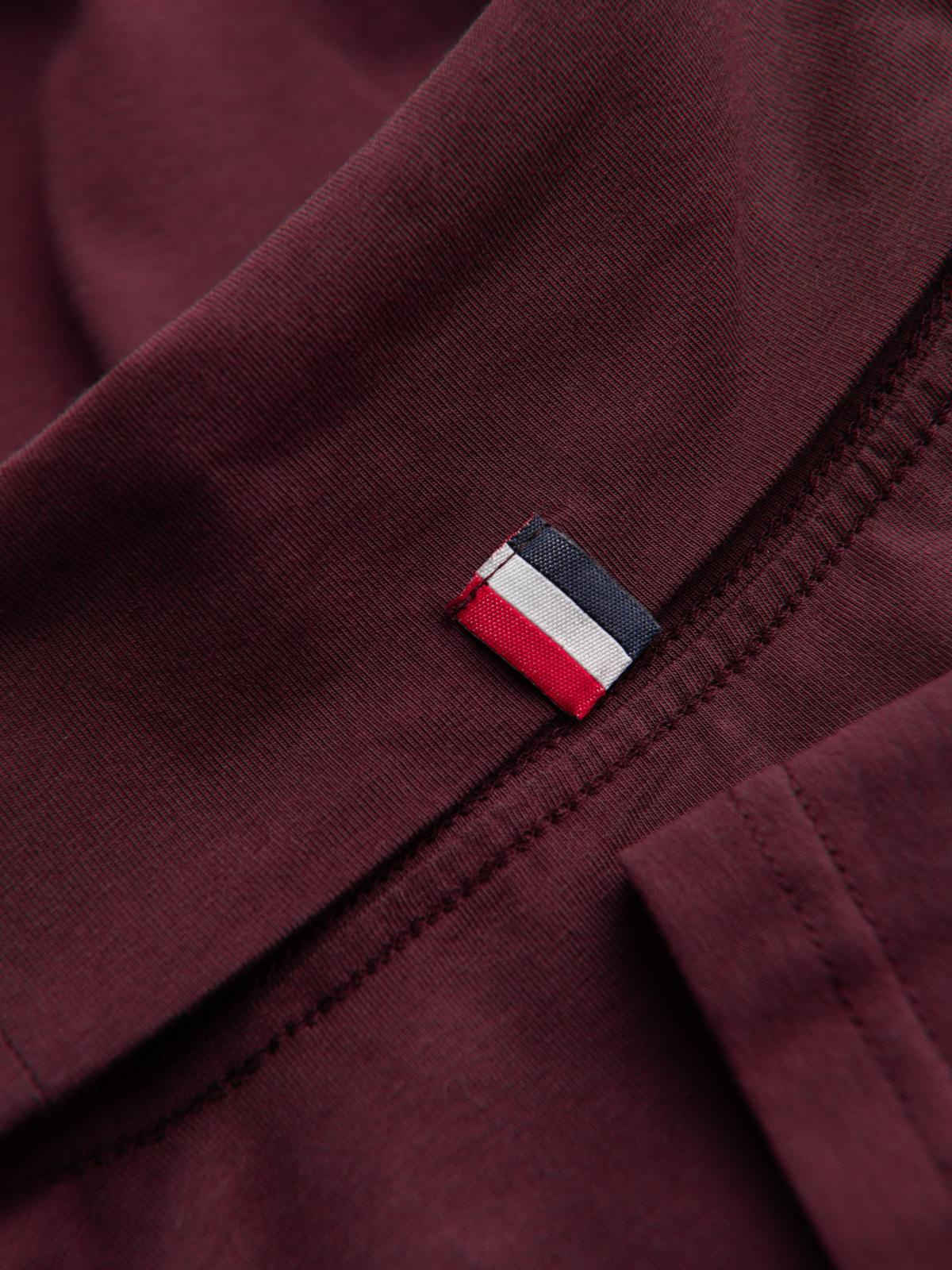 Pulover bărbătesc cu guler înalt Ombre - vișiniu