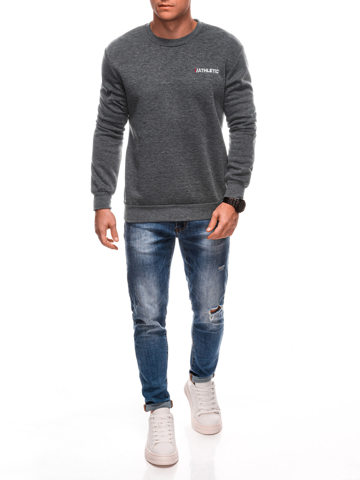 Edoti Men&#039;s hoodless sweatshirt