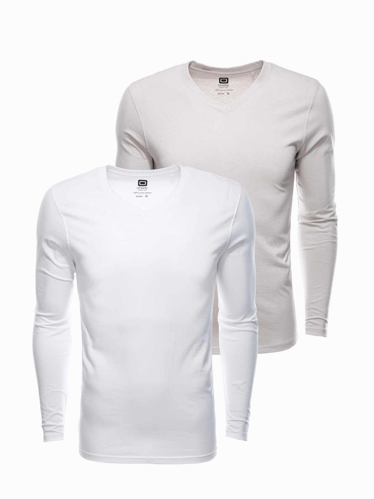 Ombre Men's V-NECK Longsleeve Set - Mix 2