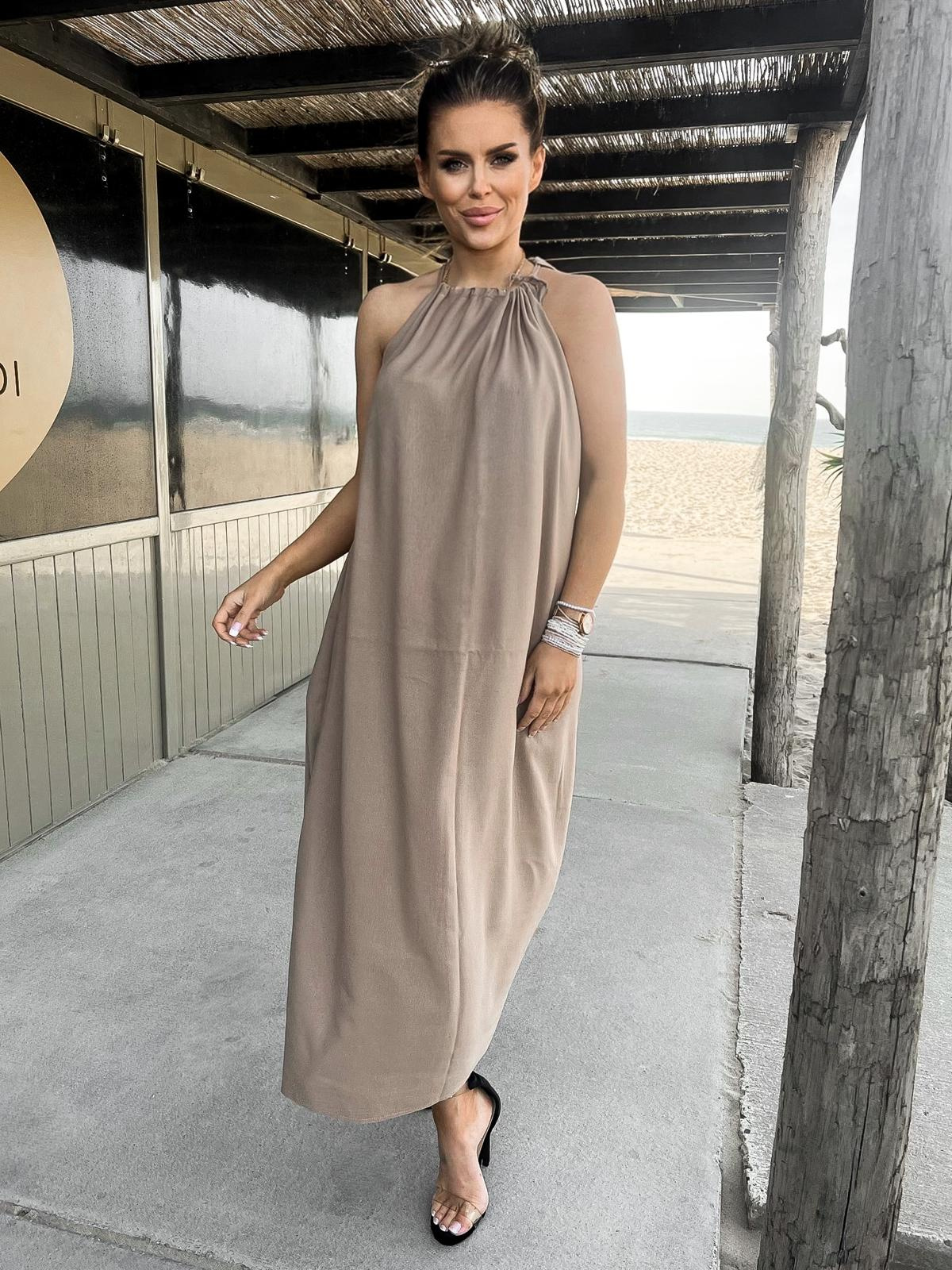 Edoti Linen maxi dress