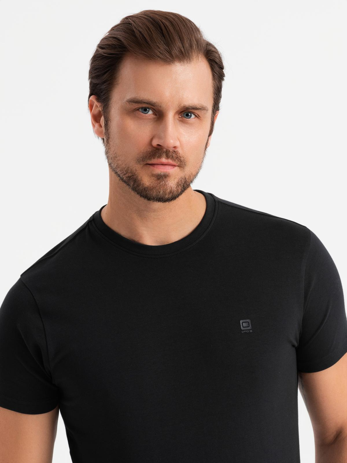 Ombre Set of men's t-shirts with round neckline