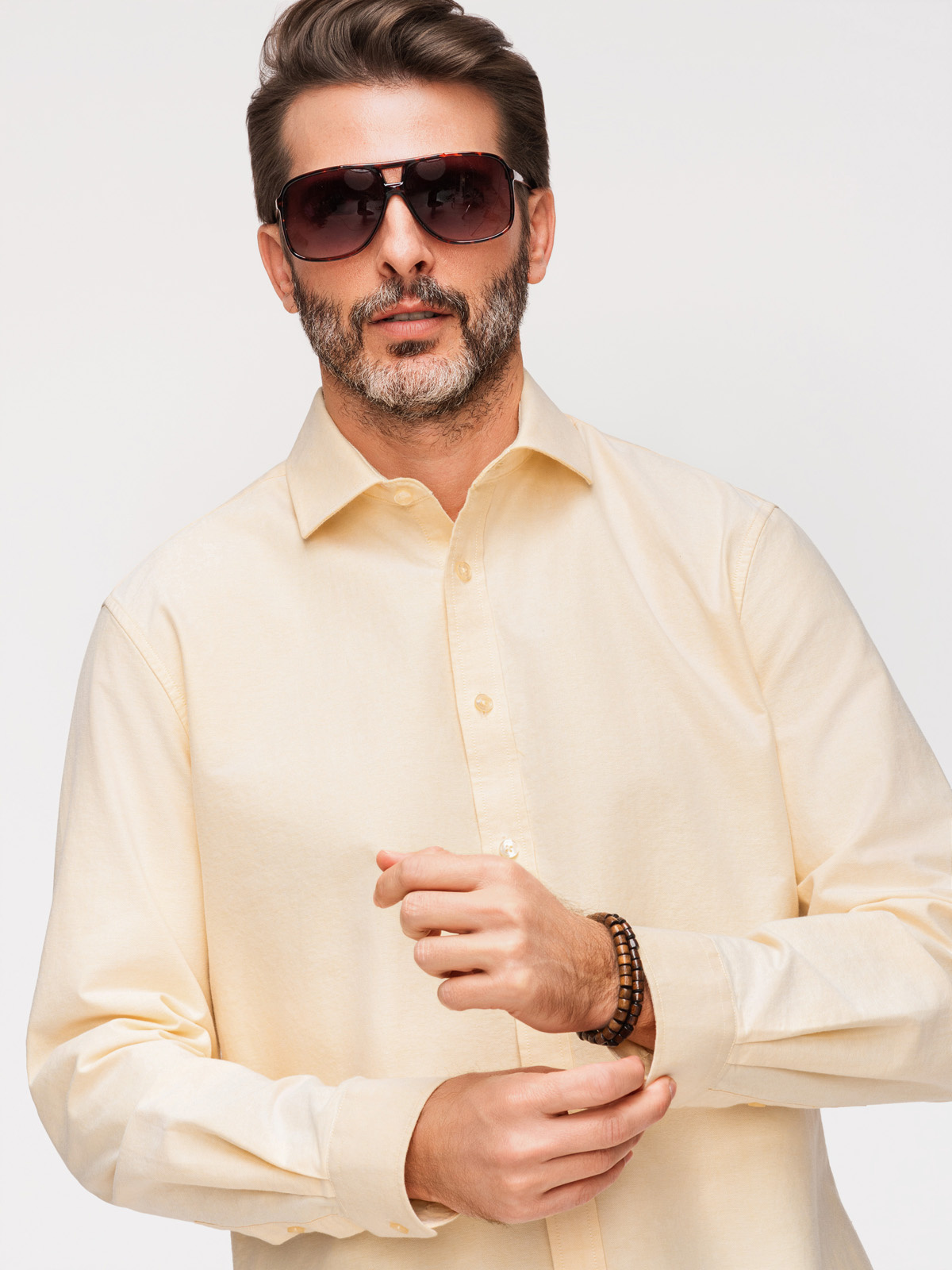 Ombre Pastel cotton men's oxford shirt