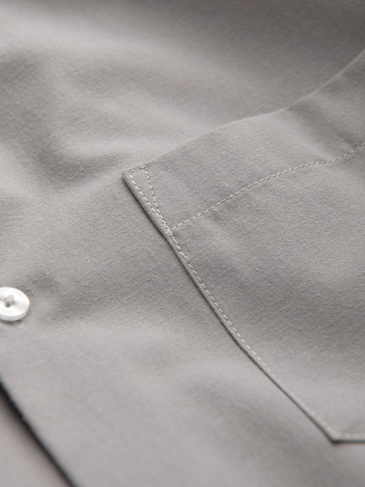 Ombre Men's REGULAR FIT shirt with pocket - gray