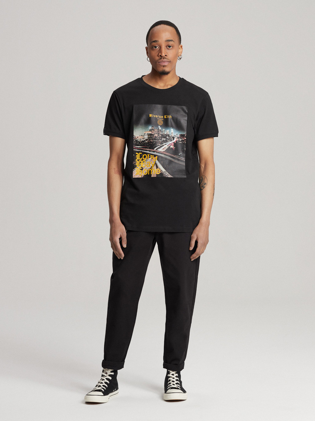 Diverse Men's Printed T-shirt JACKALSS C