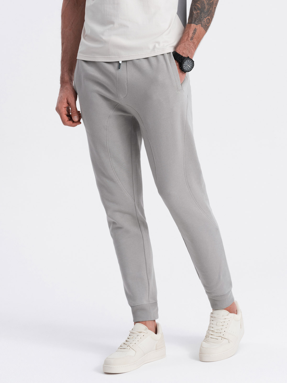 Ombre Men&#039;s jogger sweatpants - gray