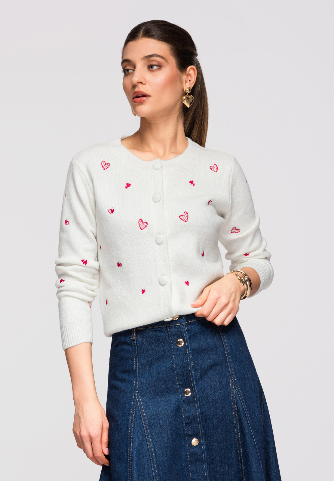 Дамски пуловер Edoti LW-SWCD