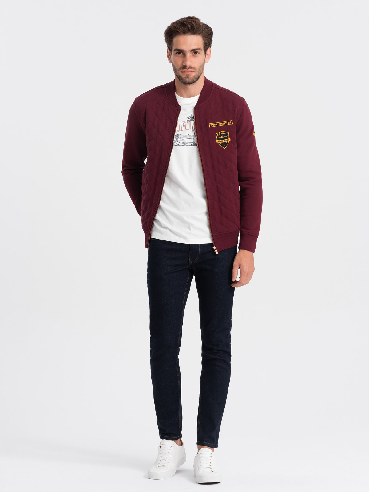 Ombre Men's zip-up sweatshirt