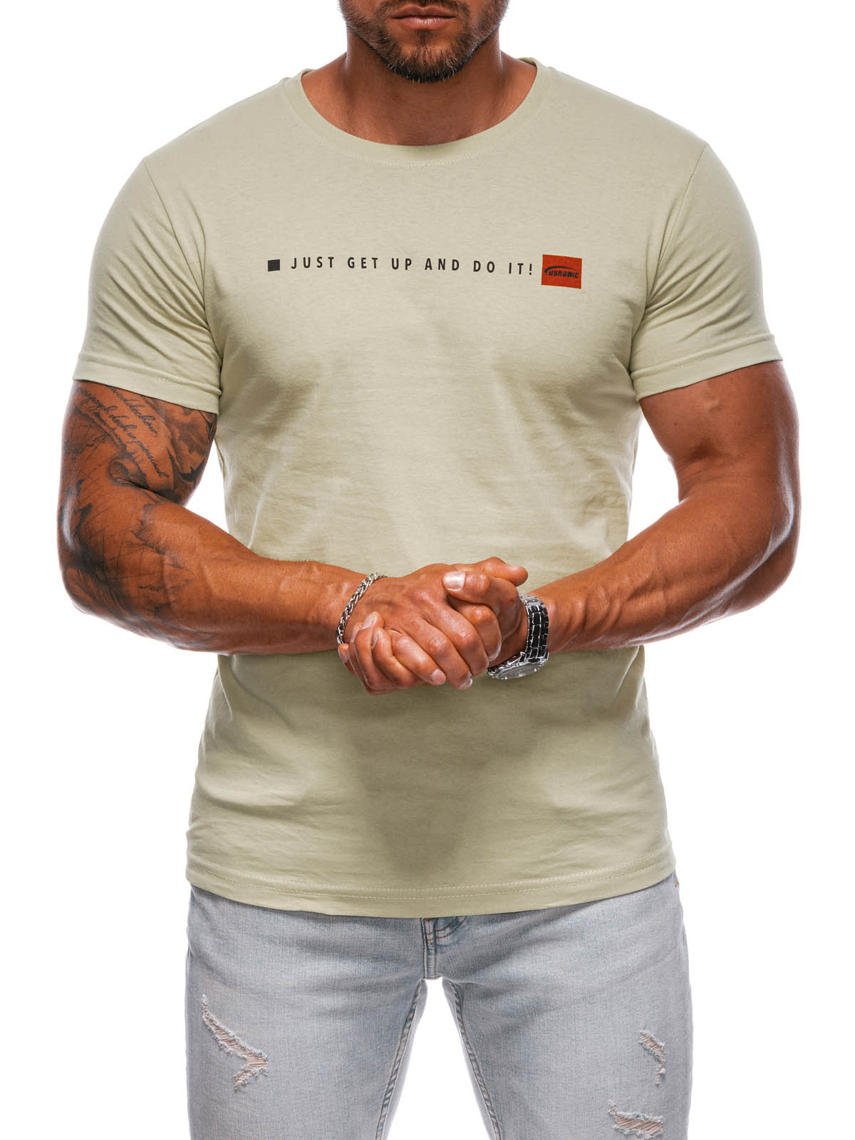 Edoti Men's printed t-shirt