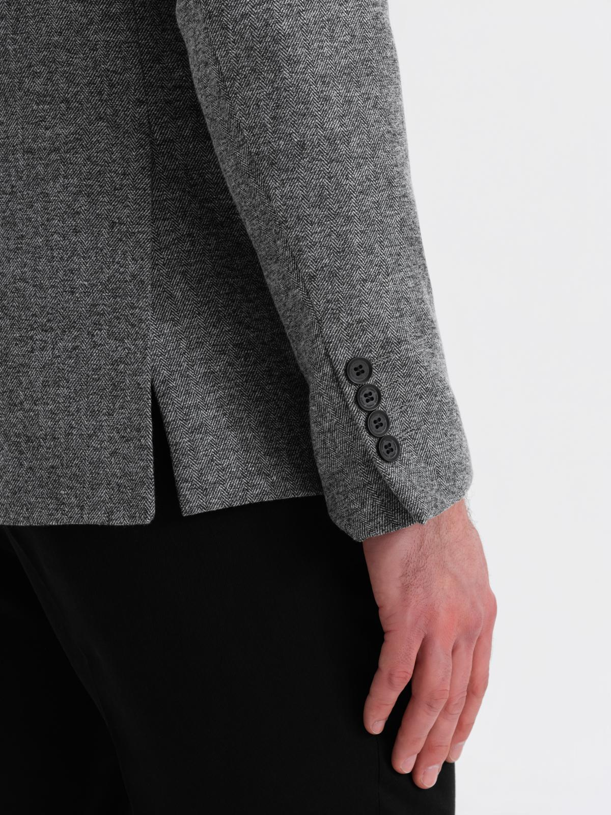 Ombre Classic men&#039;s blazer with rayon - gray