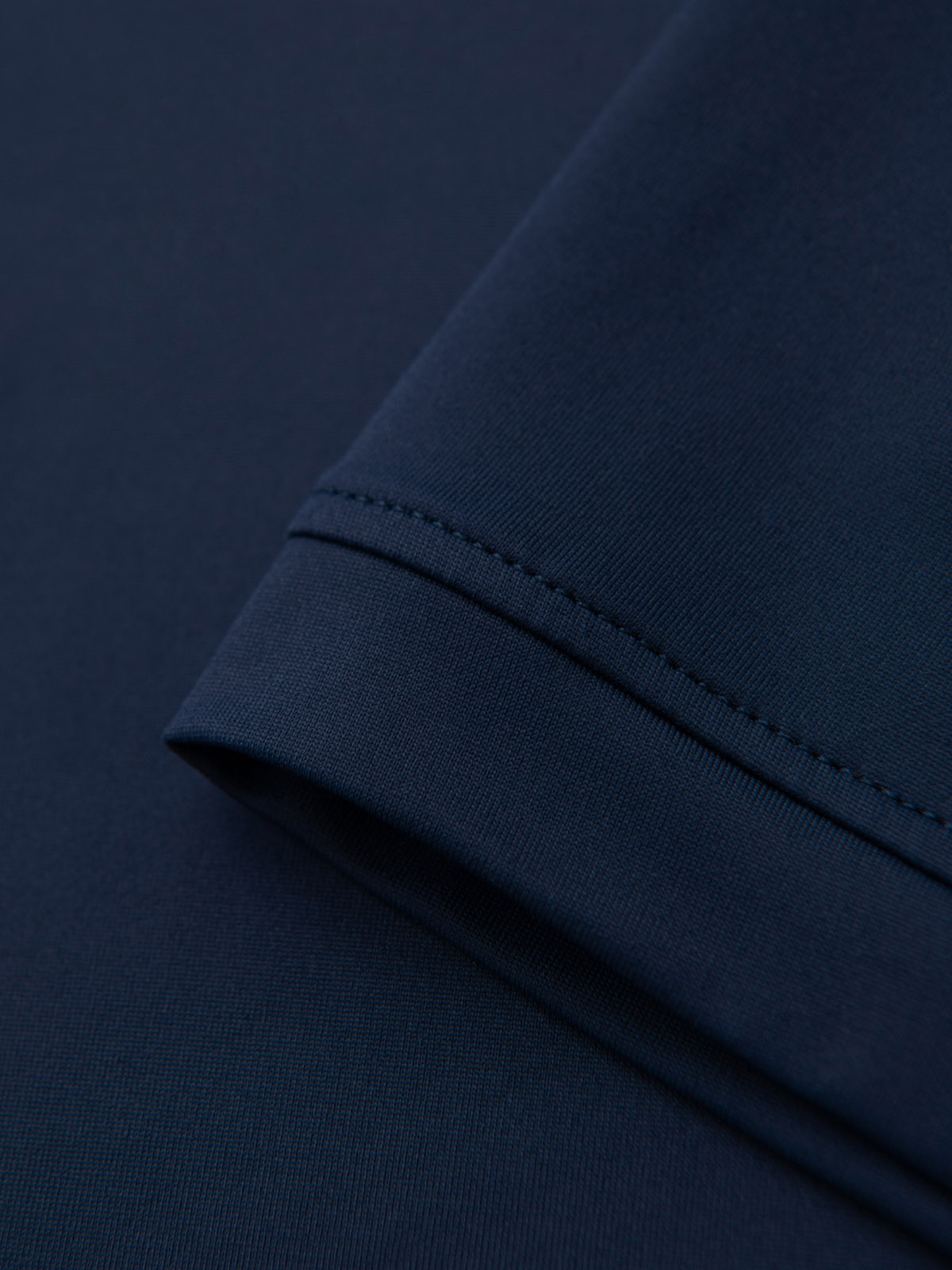 Ombre Stylish men's stretch fabric polo shirt - navy blue