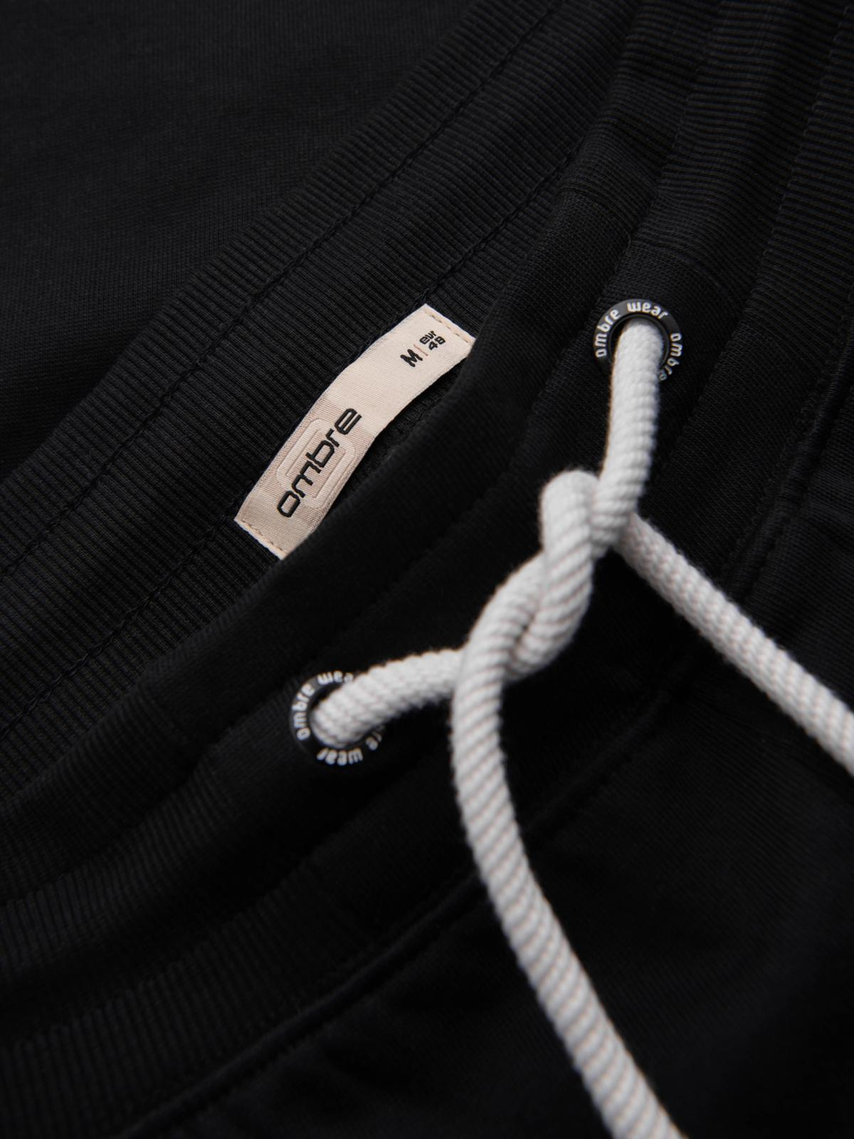 Ombre Men&#039;s sweatpants with unlined leg - black