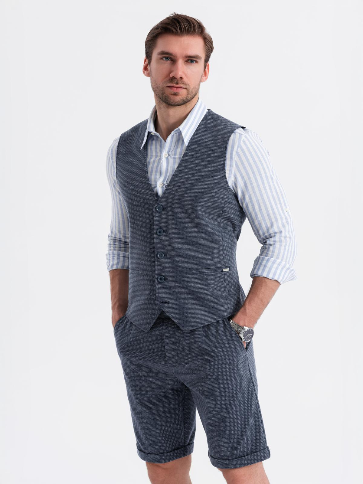 Ombre Men's sweatshirt set unbuttoned sweatshirt + pants