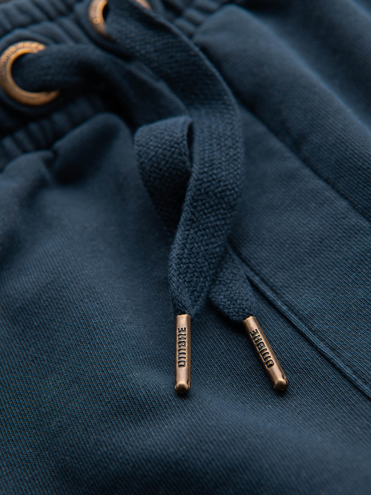 Ombre Men&#039;s RELAXED FIT short sweat shorts in athleisure style - navy blue