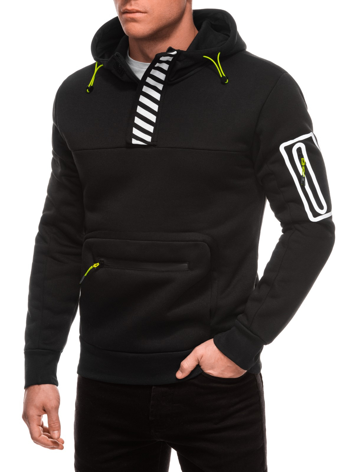 Edoti Men's zip-up sweatshirt