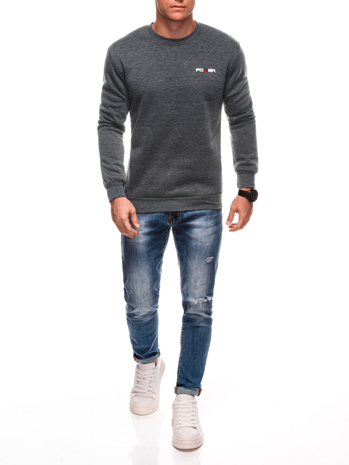 Edoti Men&#039;s hoodless sweatshirt