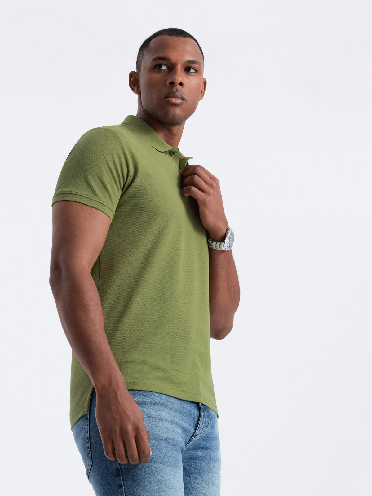 Tricou polo barbati Ombre