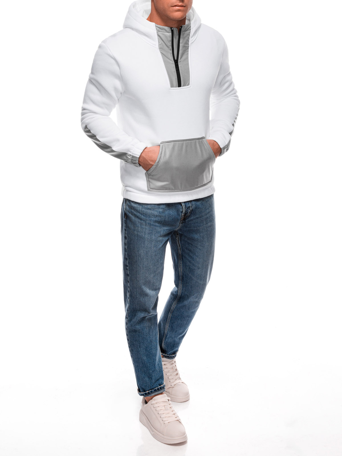 Edoti Mens zip-up sweatshirt