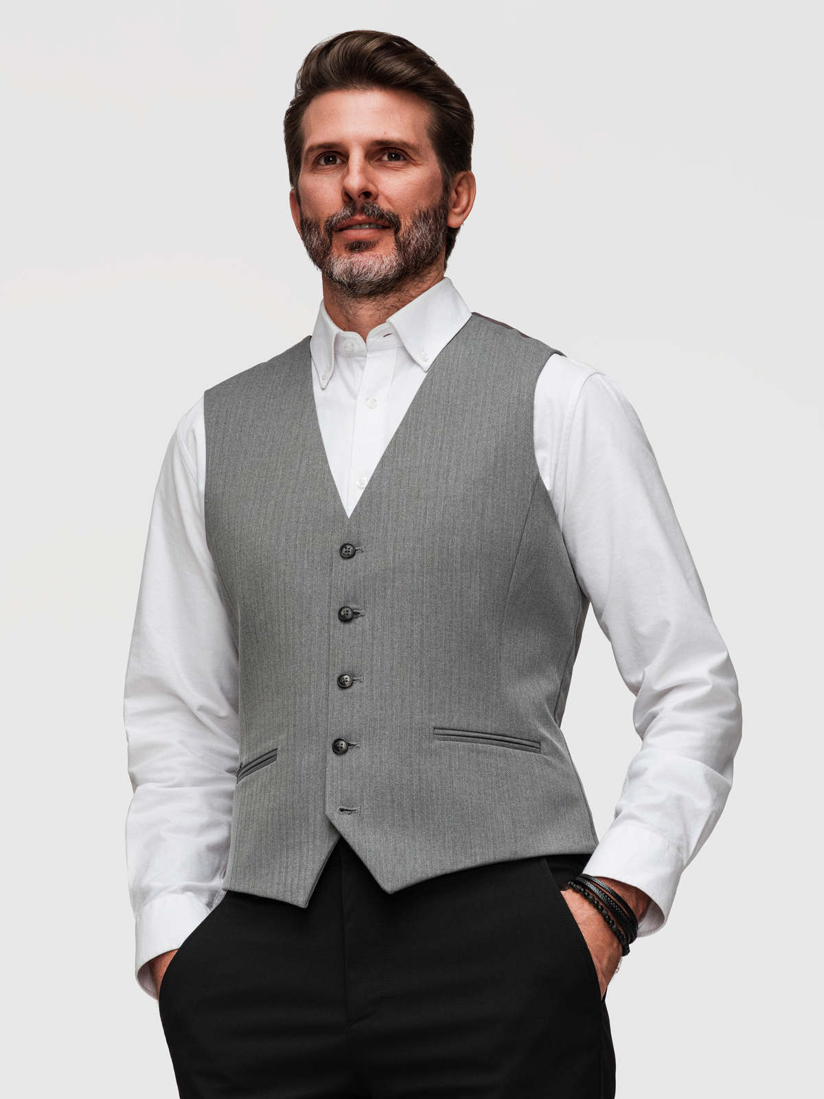 Pánska elegantná vesta Slim Fit