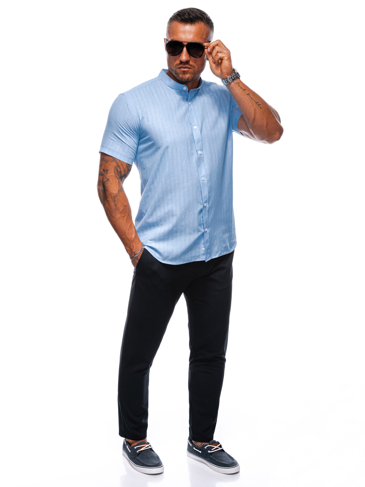 Edoti Men's short sleeve shirt