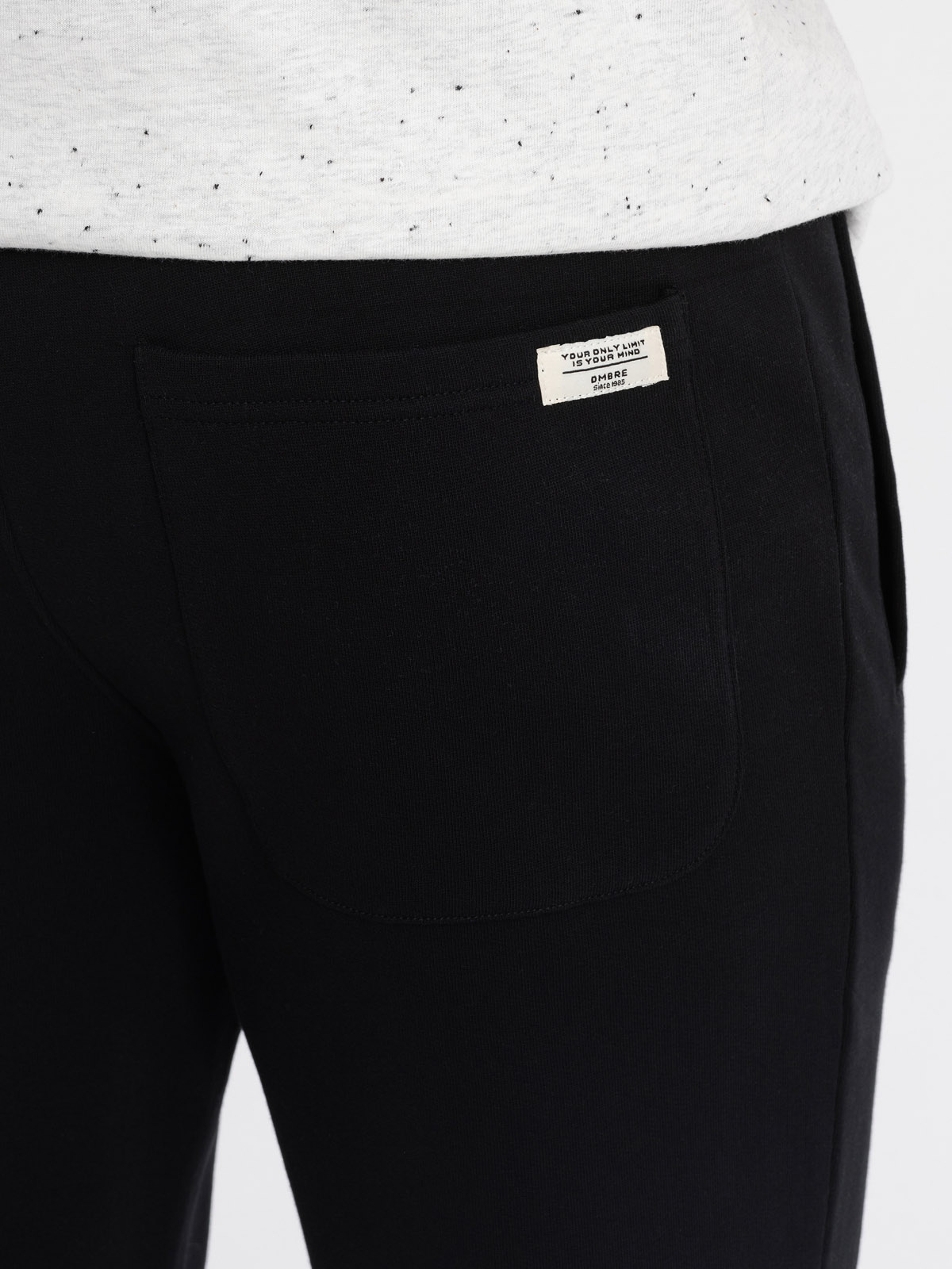 Ombre Men&#039;s sweatpants with unlined leg - black