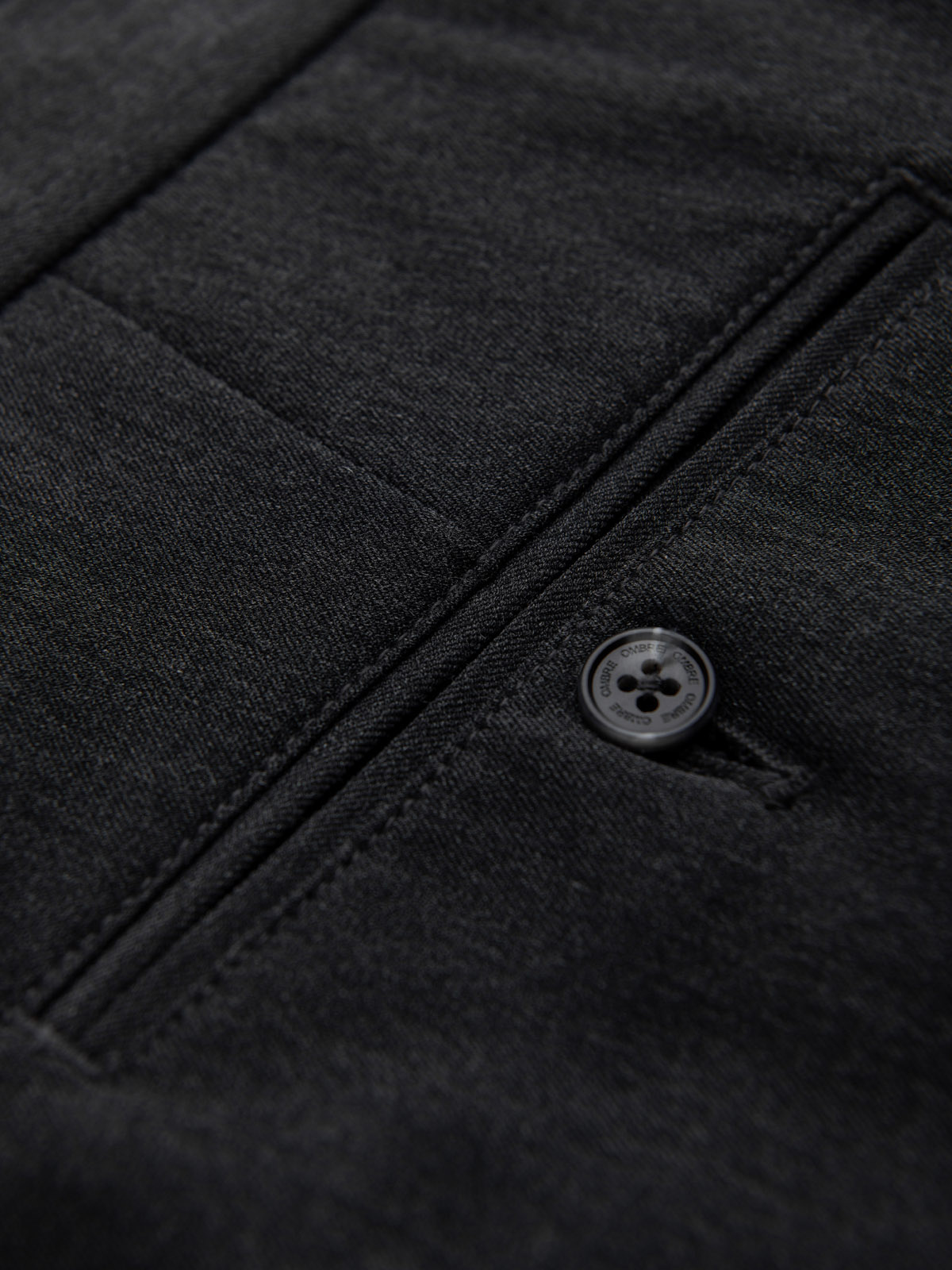 Ombre Elegant men's SLIM FIT chino pants - graphite