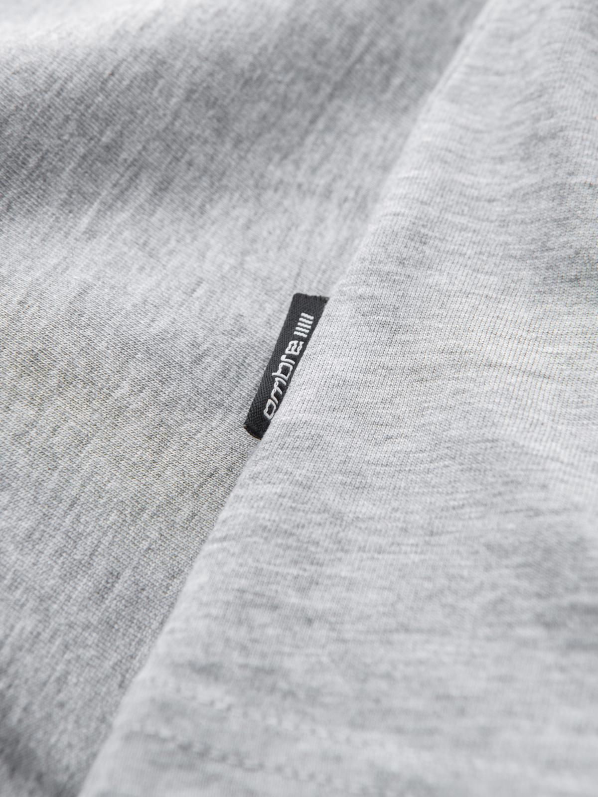 Ombre Men's BASIC cotton tank top - grey melange