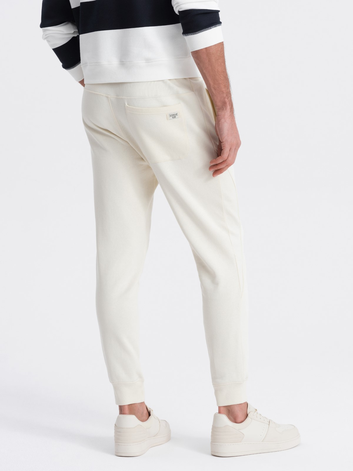 Ombre Men&#039;s jogger sweatpants - cream