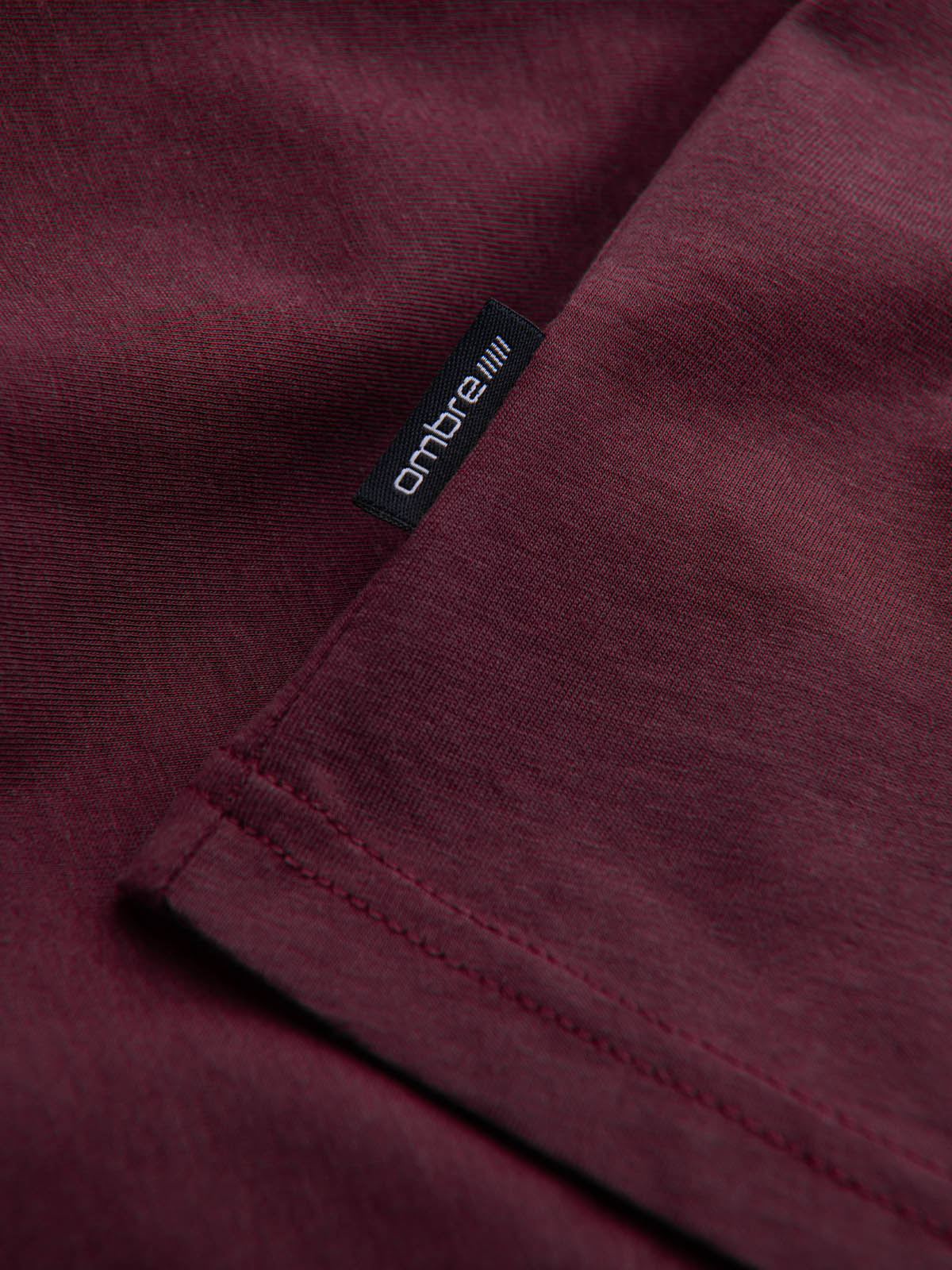 Ombre Classic BASIC men's cotton T-shirt - maroon